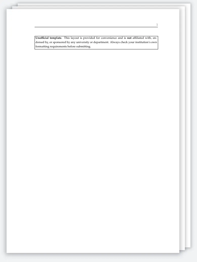 Undergraduate Honours Thesis preview