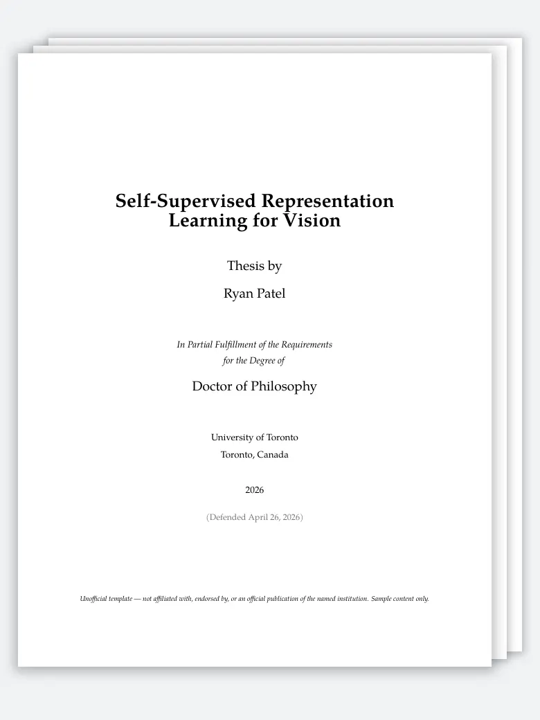UofT Thesis preview