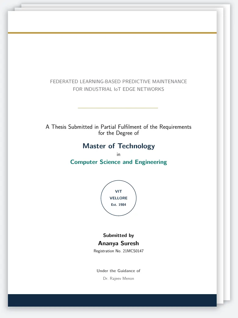 VIT Vellore Thesis preview