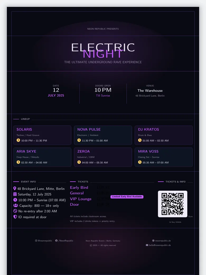 Event Flyer preview