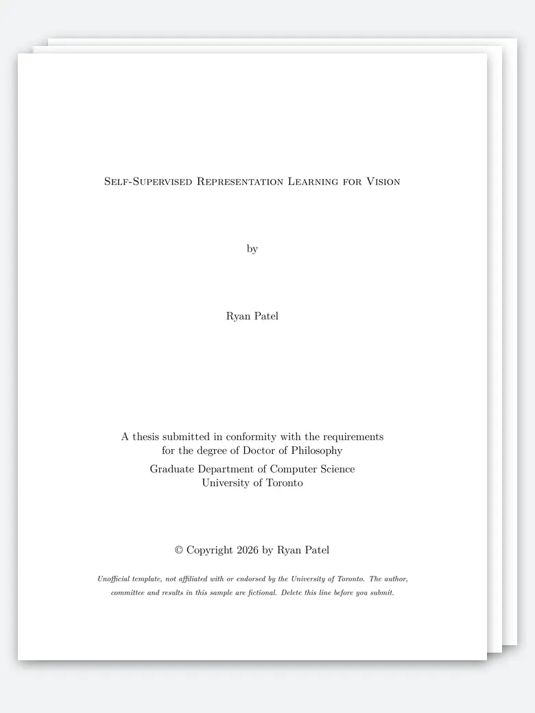UofT Thesis preview