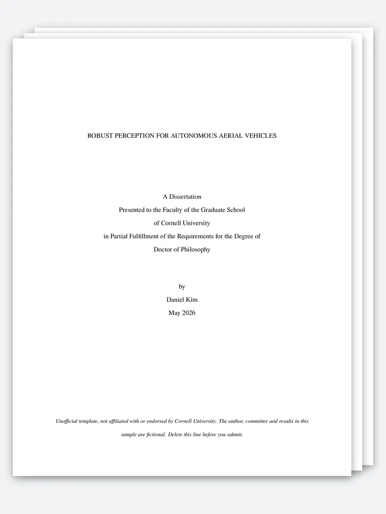 Cornell Thesis preview