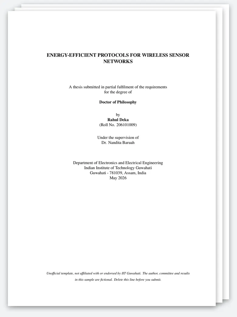 IIT Guwahati Thesis preview