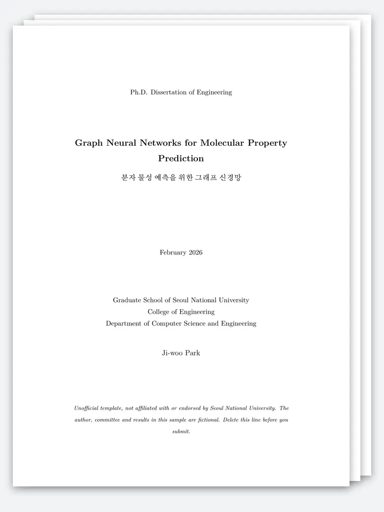 SNU Thesis preview